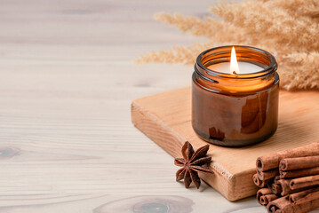 Massage scented candle