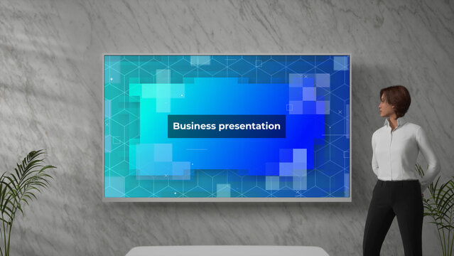 Eye-catching intro to your corporate presentations with 11 text placeholders, 24 image placeholders, 1 logo placeholder and an easy-to-use drop-down menu to choose gender of business person