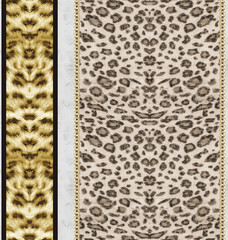 Textile and digital seamless pattern