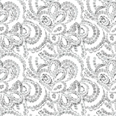 Textile and digital seamless lace pattern design 