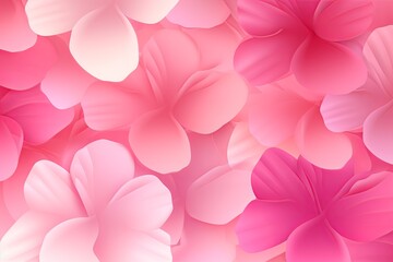 Cherry Blossoming Gradient Romance: Vibrant Petal Colors