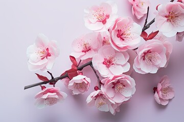 Blossoming Sakura Season: Cherry Gradient Colors in Shades of Blossoms