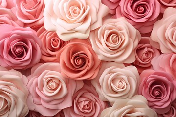 Blush Rose Garden Gradients: Delicate Textures from the Garden