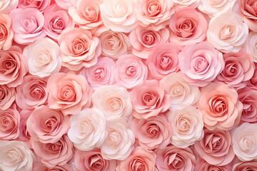 Blush Rose Garden Gradients: Delicate Textured Elegance