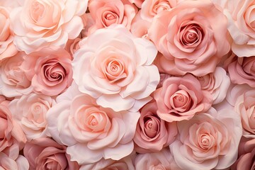 Blush Rose Garden Gradients: Sweet Pastel Floral Shades