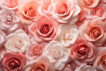 Blush Rose Garden Gradients: Romantic Petal Hue Transitions Exploring Nature's Palette