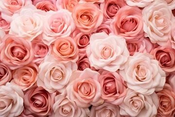 Blush Rose Garden Gradients - Romantic Petal Hue Transitions