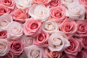 Blush Rose Garden Gradients - Serene Rose Petal Colors Palette.