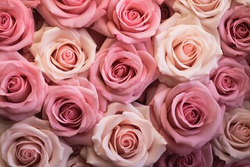 Blush Rose Garden Gradients: Serene Floral Hue Transitions