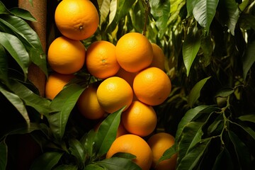 Citrus Grove Gradient Zests: Fresh-Squeezed Orange and Lemon Extravaganza - obrazy, fototapety, plakaty