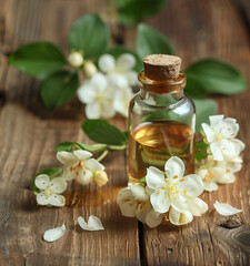 Obraz na płótnie Canvas Essential oil of jasmine flower