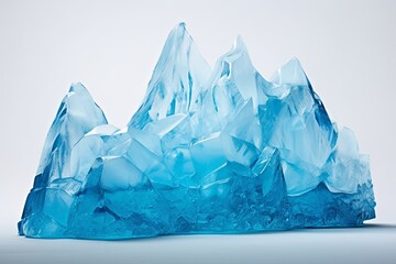 Crystal Clear Ice Blue Depths: Stunning Iceberg Gradients