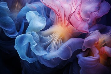 Deep Ocean Gradient Mystique: Enigmatic Underwater Color Mystery