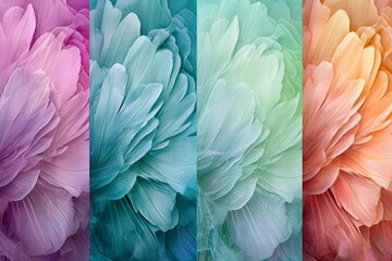 Vibrant Fairy Wing Colors in Ethereal Fairy Garden Gradients