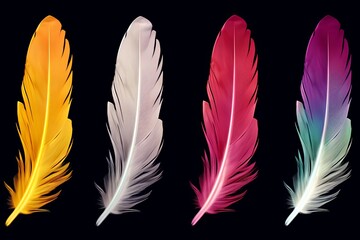 Exotic Bird Feather Gradients: Natural Elegance at Its Finest