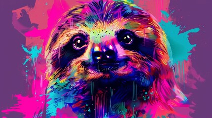 Sloth, friendly animal wallpaper image in high resolution