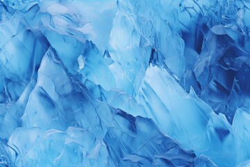 Glacial Ice Melting Gradients: Frost-Fresh Hues Transition