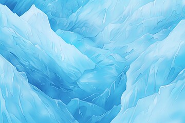 Glacial Ice Melting Gradients: A Flow of Color from the Frozen Peaks