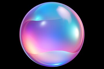 Iridescent Soap Bubble Gradients: Captivating Shiny Spectrum Aura