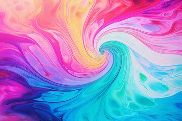 Surreal Psychedelic Acid Wash Gradients - Color Whirl Dream