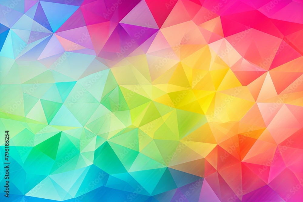 Poster rainbow prism gradient effects: abstract light spectrum background
