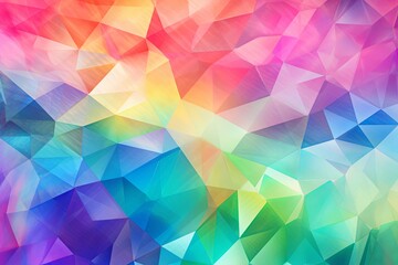 Obraz premium Rainbow Prism Gradient Effects: Vibrant Colorful Light Dispersion Art