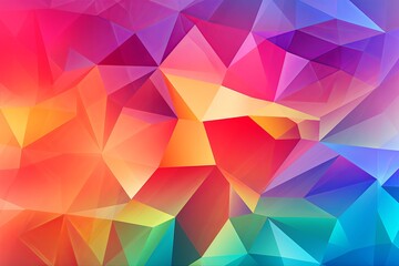 Mystic Rainbow Prism: Abstract Colorful Gradient Album Cover Art