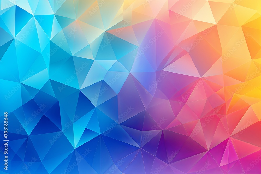 Poster rainbow prism gradient effects: spectral gradient webpage header designed volume