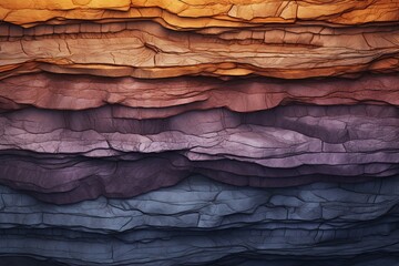 Rustic Canyon Rock Gradients: Striking Geological Strata Visuals
