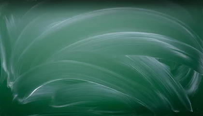 Foto op Plexiglas Texture of chalk on green blackboard or chalkboard background. School education board, dark wall backdrop or learning concept. © Uuganbayar