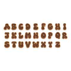 Alphabet Chocolate Cookies