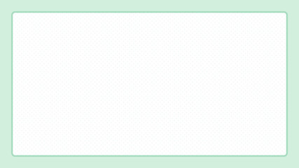 Obraz premium ファンシーレトロな緑色のフレームのヘッダーフッター 16:9 フレーム素材