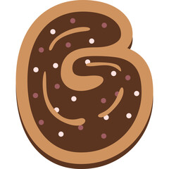 Alphabet Chocolate Cookies