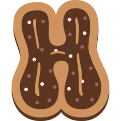 Alphabet Chocolate Cookies