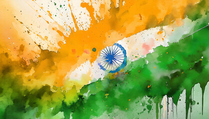 Vibrant indian flag - 796193468