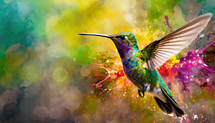 Lively hummingbird - 796194277