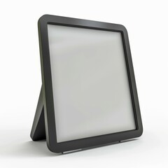 3D Render of a digital photo frame with a high-resolution screen for displaying digital images, on isolated white background, Generative AI