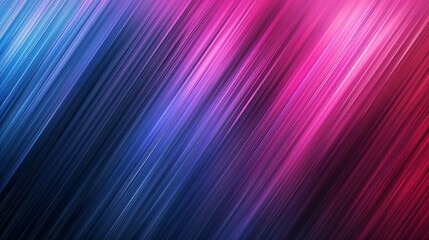 Dynamic and sleek diagonal lines in blue and pink, a vivid gradient background for modern design