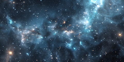 Obraz premium Starfield overlay with twinkling stars, perfect for cosmic or night-sky themed designs and illustrations 