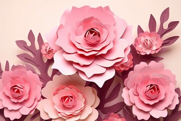 Cactus Gradients: Elegant Blooming Floral Mix Minimal Poster