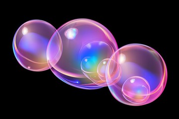 Iridescent Soap Bubble Gradients: A Glossy Transition