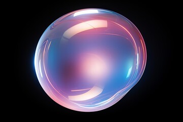 Iridescent Soap Bubble Gradients: Radiant Color Reflections