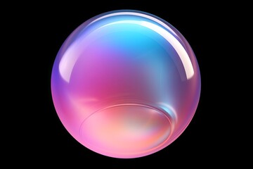 Iridescent Soap Bubble Gradients: Enchanting Pearlescent Bubble Gradient