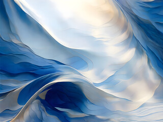 blue color background abstract AI Generative