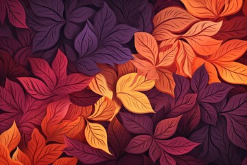 Autumn Leaf Gradients: Rustling Leaves Cover Design