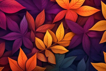 Fall Leaves Gradients: Rustling Autumn Leaves Website Background