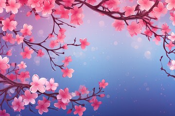 Sakura Cherry Blossom Gradients - Blooming Cherry Colors Galore