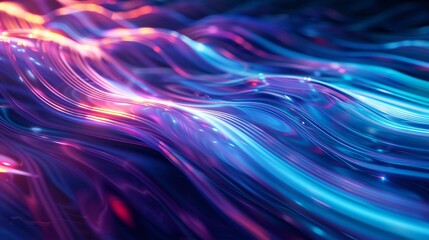 Picture of rivers flow with liquid light background