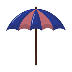 Summer Umbrella Illustration