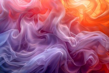 Obraz premium Captivating Visuals of Elegant Color Flows Gracefully Swirling and Seamlessly Merging